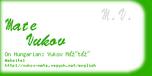 mate vukov business card